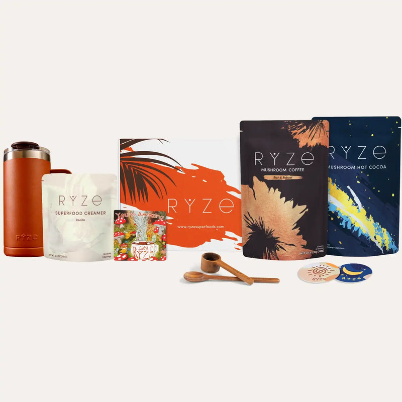 <tc>Kit de démarrage café aux champignons RYZE (60 portions)</tc>
